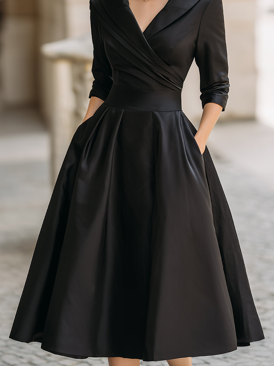 Lucía | Vestido midi de satén