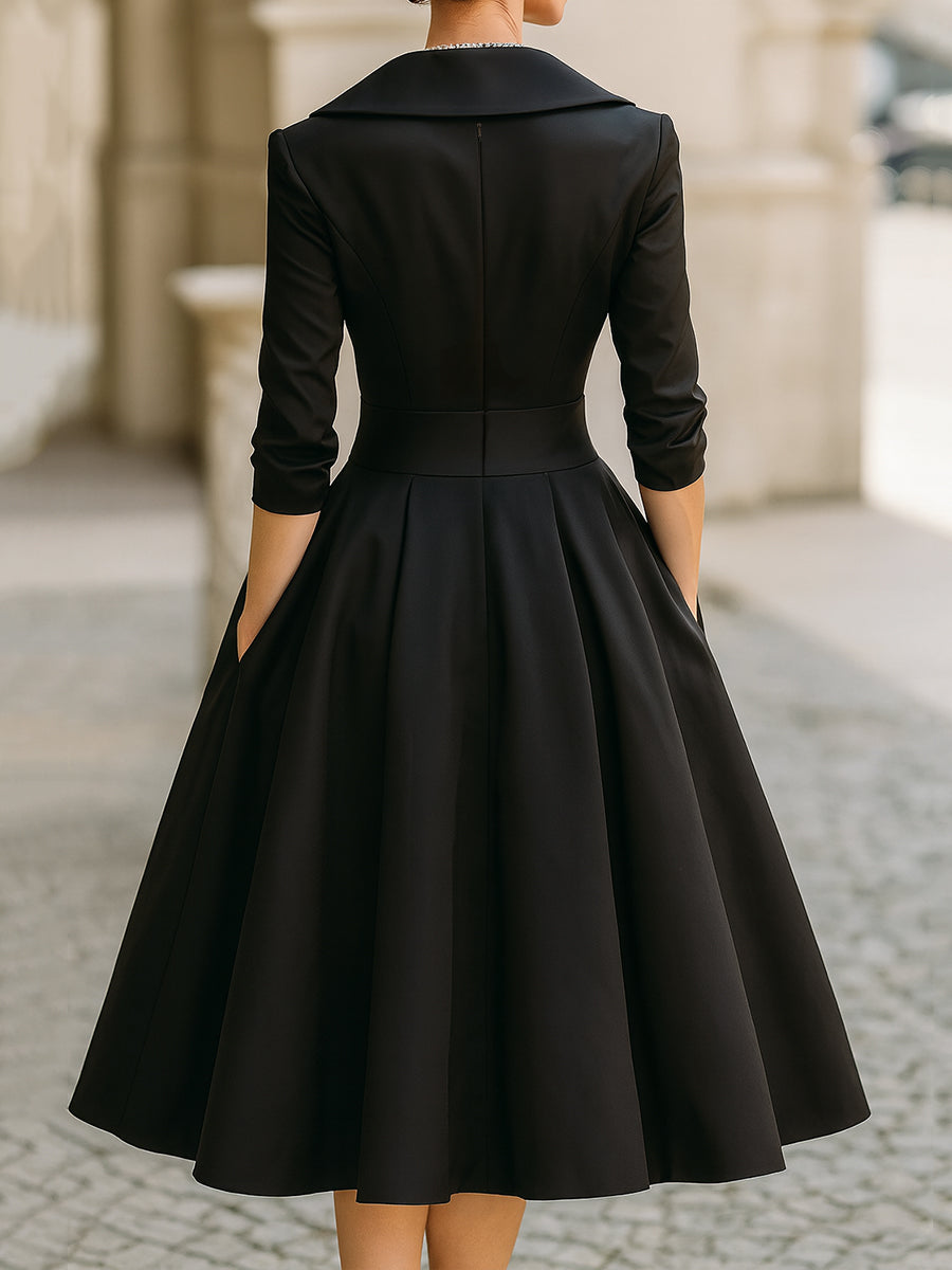 Lucía | Vestido midi de satén