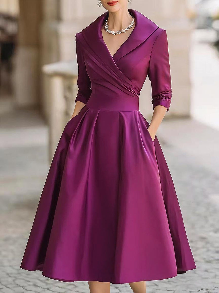 Lucía | Vestido midi de satén