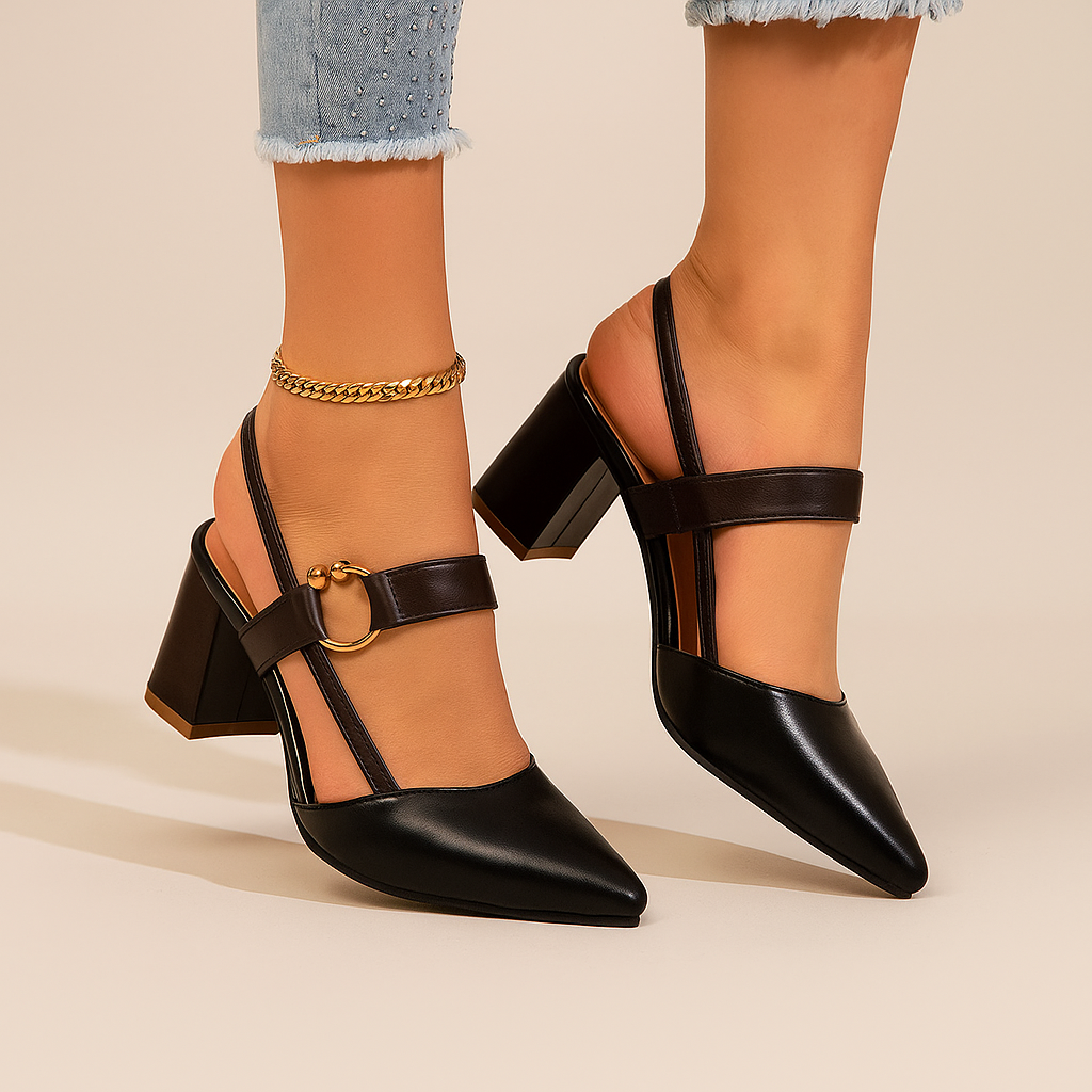 Tacones Mirella con anillo - Elegancia y confort en cada paso