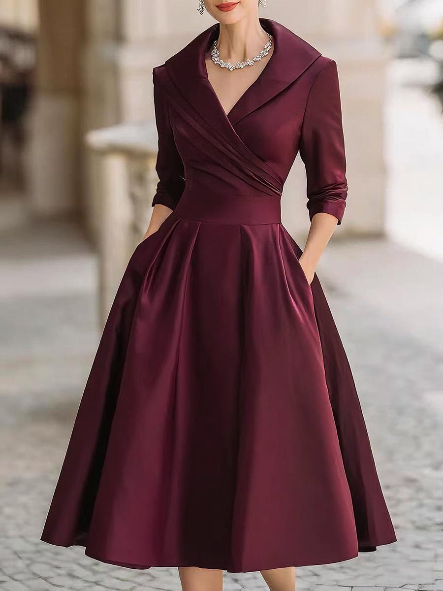 Lucía | Vestido midi de satén