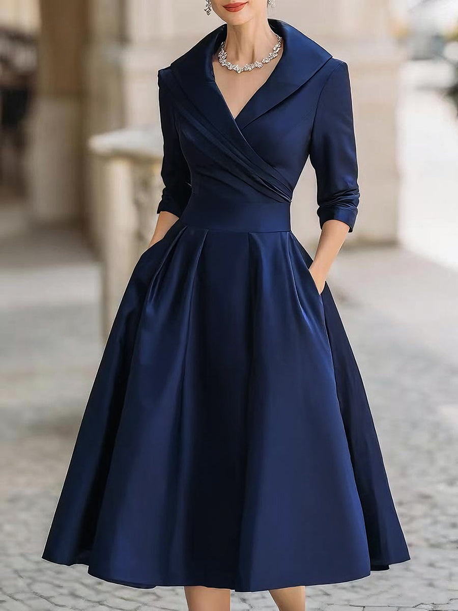 Lucía | Vestido midi de satén