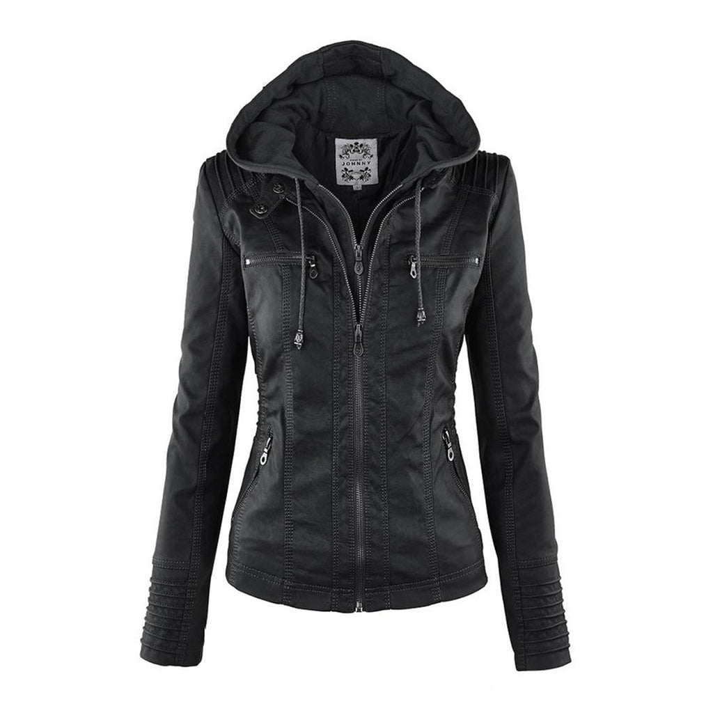 Macarena | Chaqueta Motera con Capucha