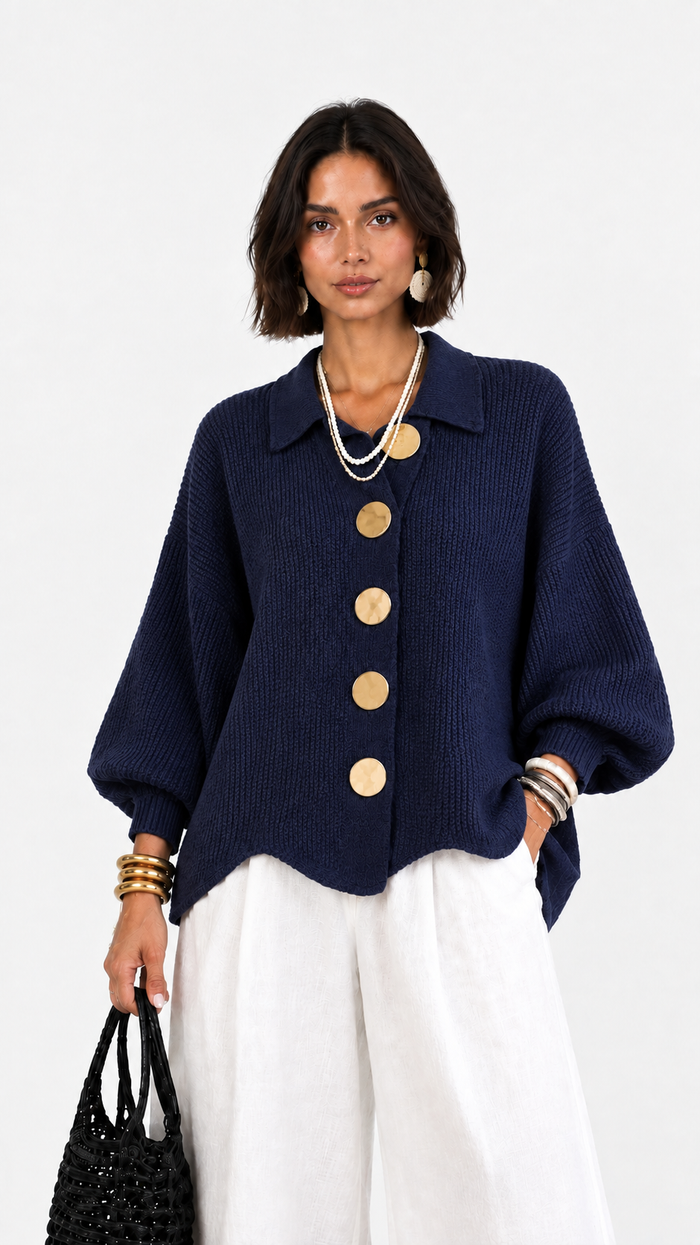 Carlota | Chaqueta de punto cuello