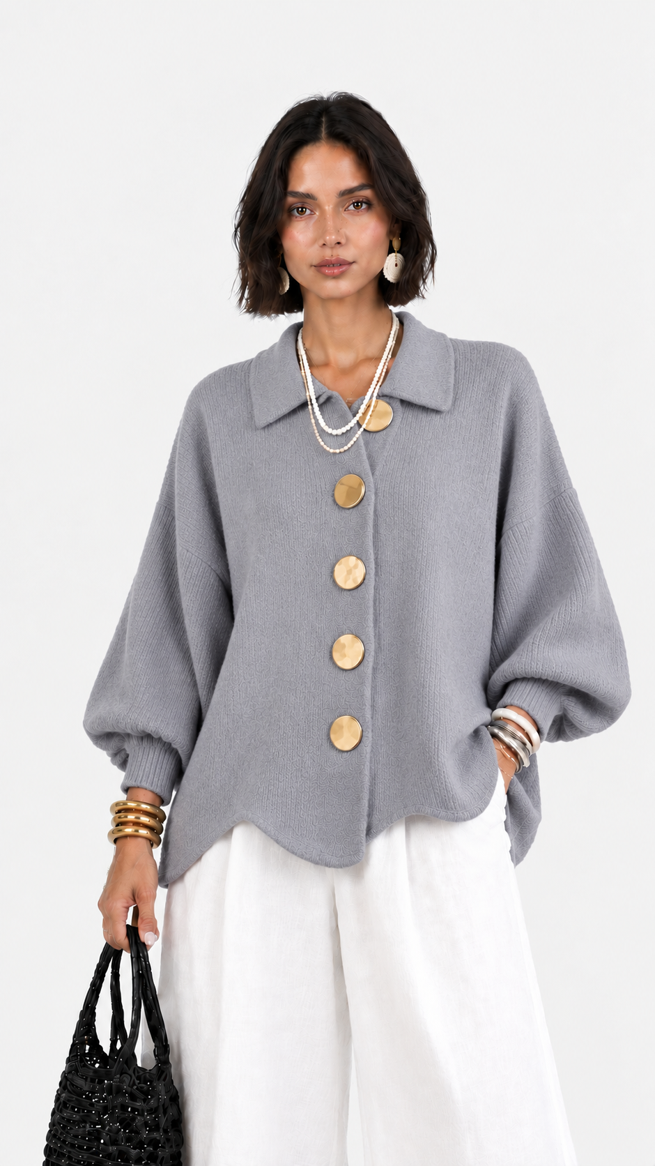Carlota | Chaqueta de punto cuello