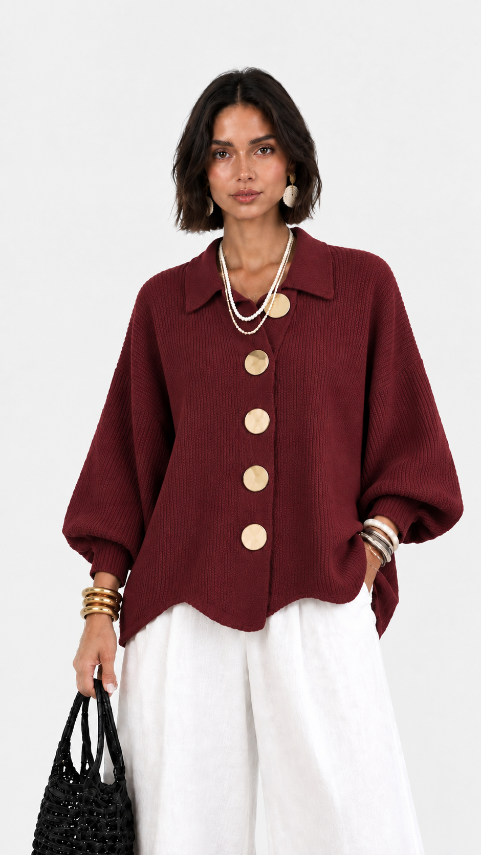 Carlota | Chaqueta de punto cuello