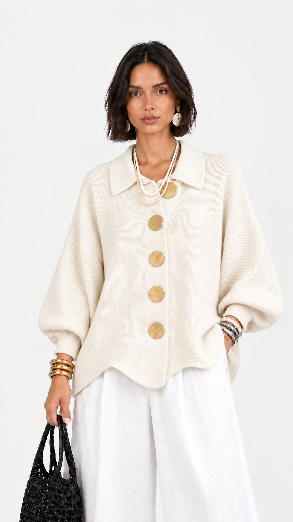 Carlota | Chaqueta de punto cuello