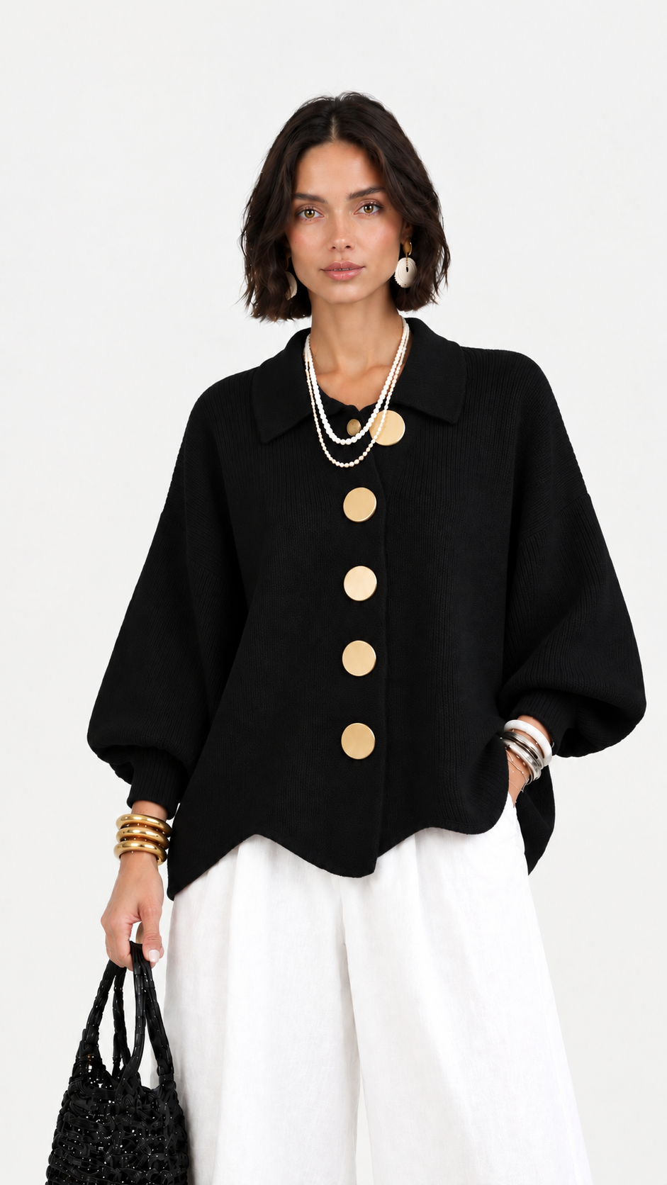 Carlota | Chaqueta de punto cuello