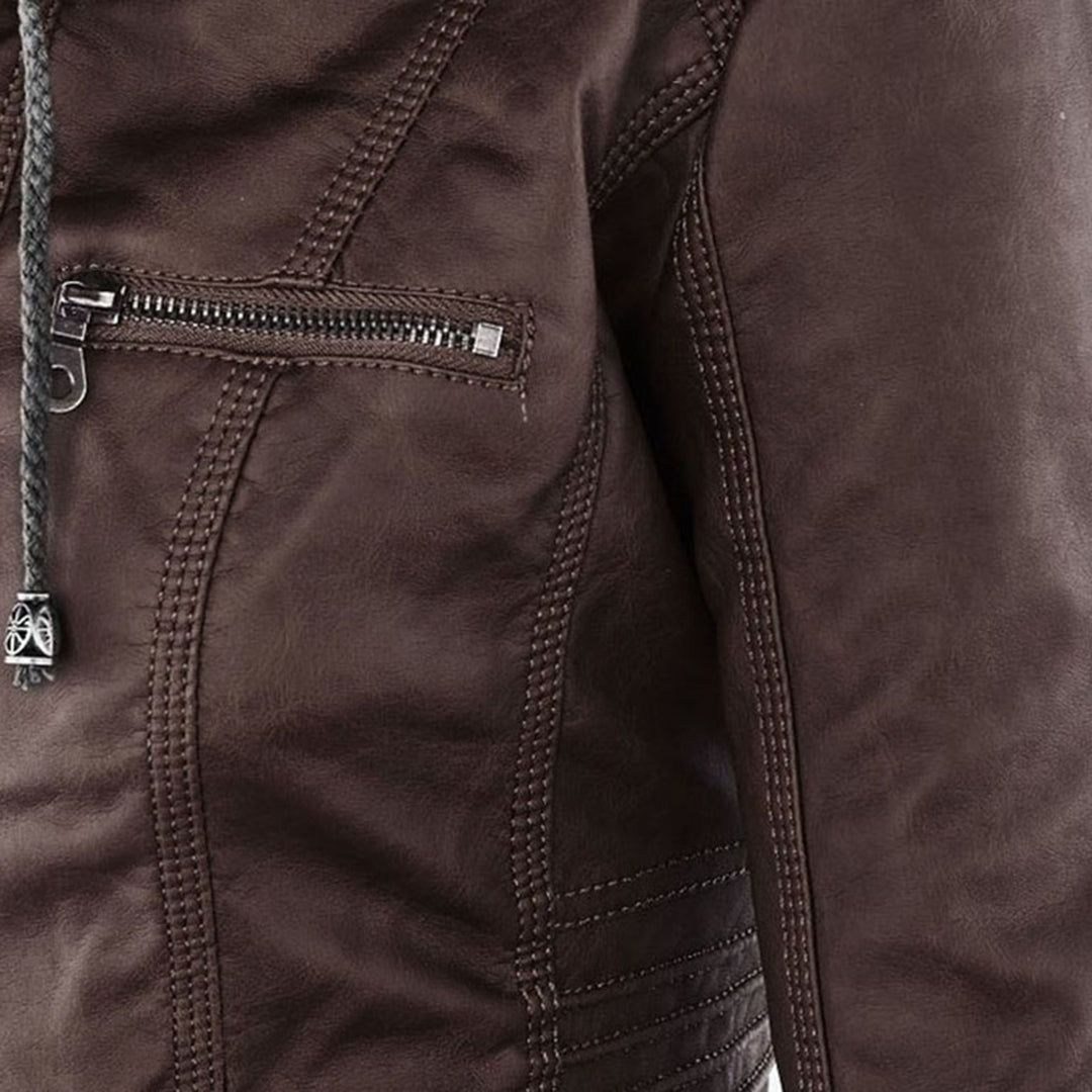 Macarena | Chaqueta Motera con Capucha