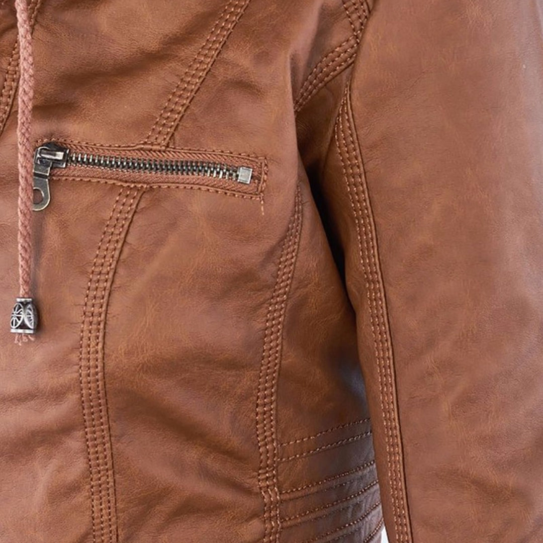 Macarena | Chaqueta Motera con Capucha