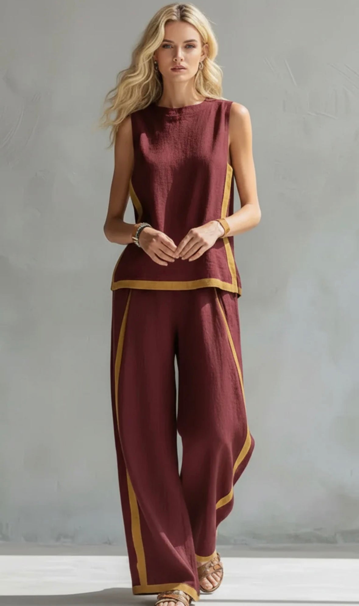 Lidia - Conjunto Chaleco y Pantalón