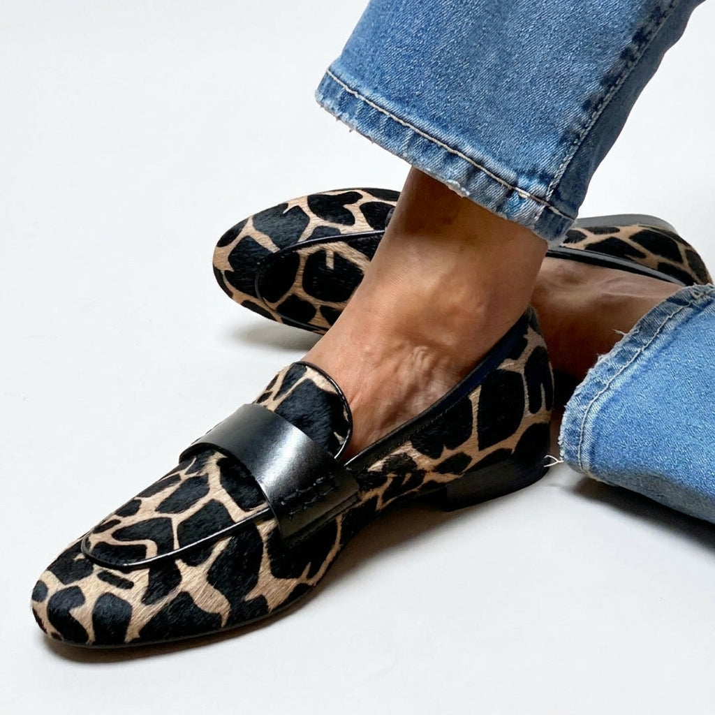 Leopardo | Mocasín con estampado de leopardo