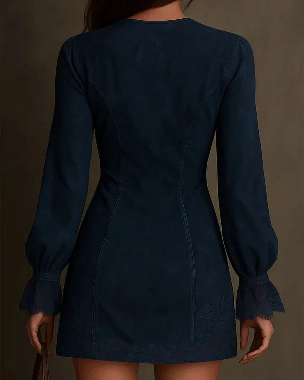 Debbie | Vestido Mini Azul Noche