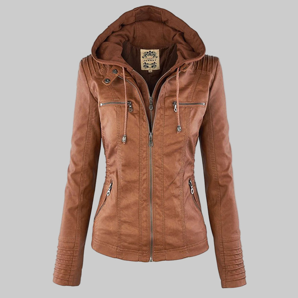 Macarena | Chaqueta Motera con Capucha