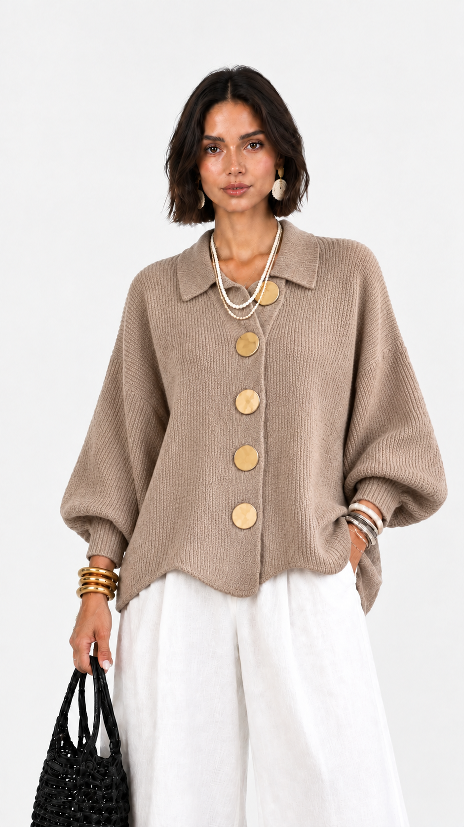 Carlota | Chaqueta de punto cuello