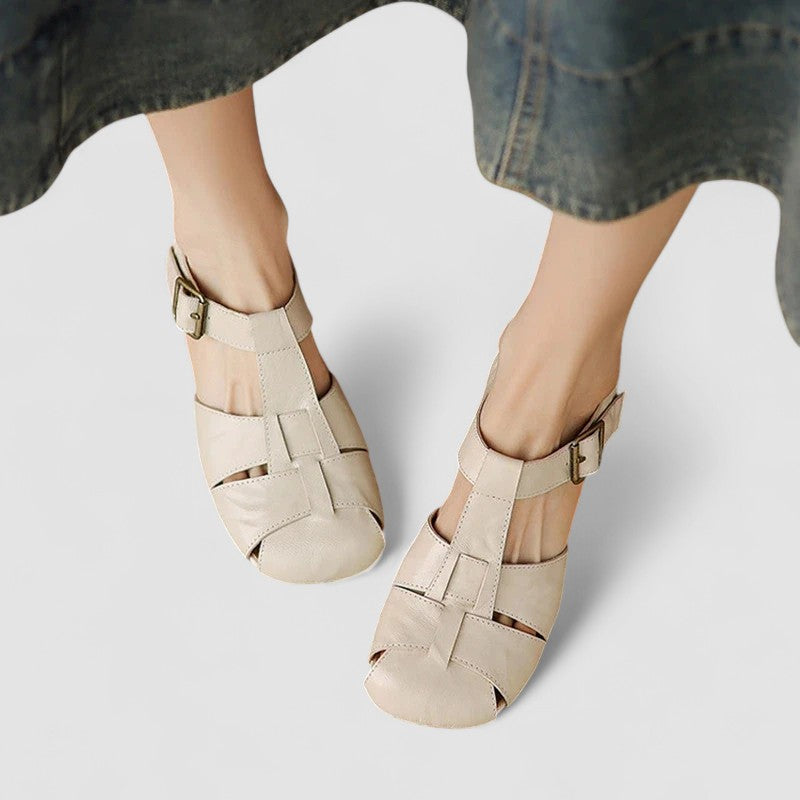 Amelia™ | Zapatos Ortopédicos Mary Jane De Piel Auténtica