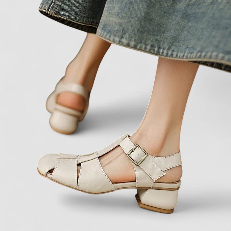 Amelia™ | Zapatos Ortopédicos Mary Jane De Piel Auténtica