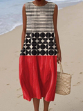 Jane | Vestido Midi Colorblock