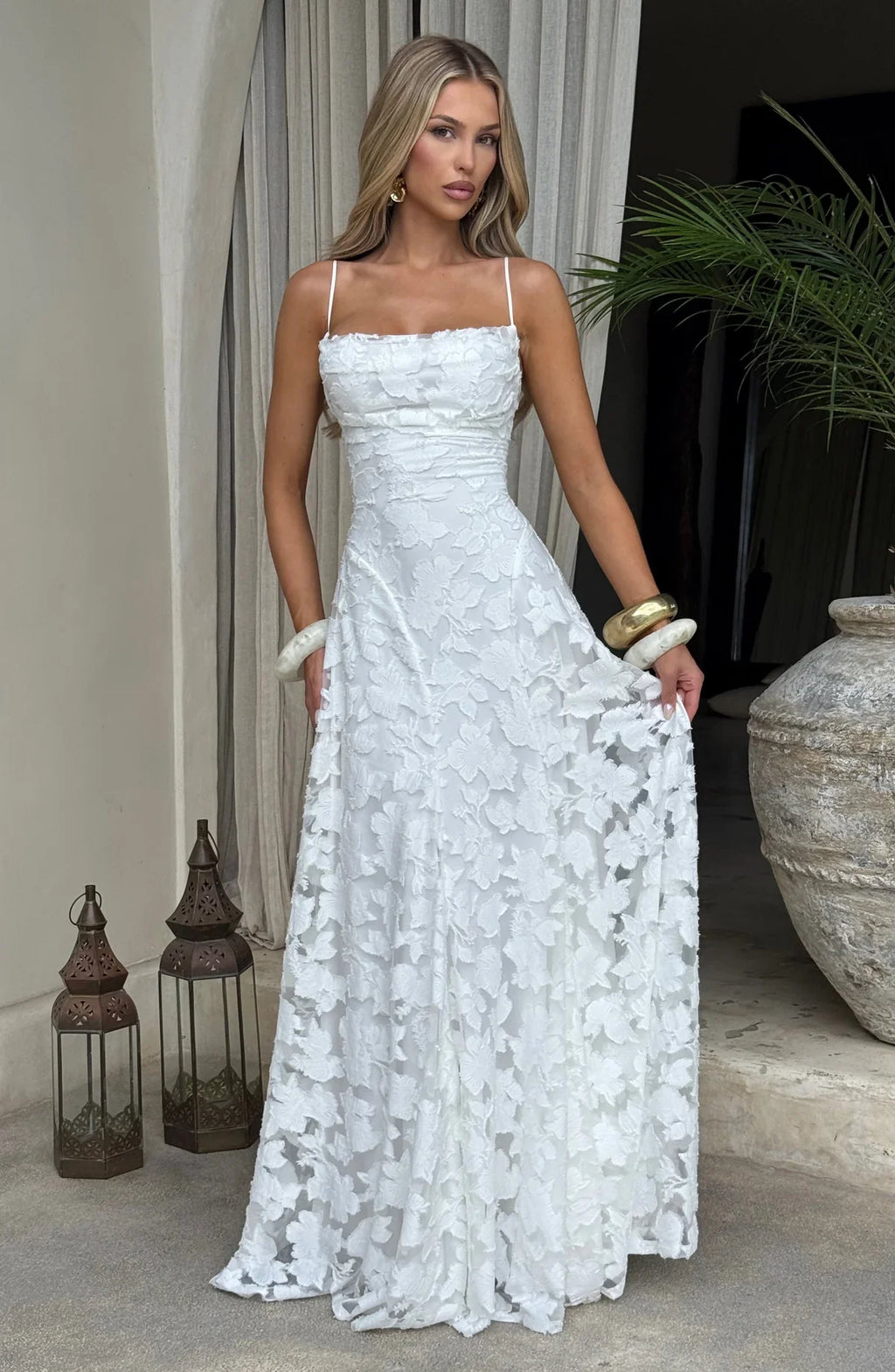 FRANCIS | Maxi vestido con silueta elegante