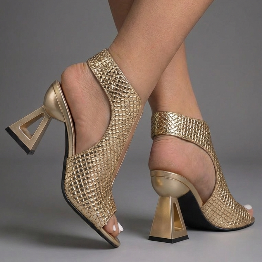 Tacones Aura de tejido esculpido | Elegancia se une al confort máximo