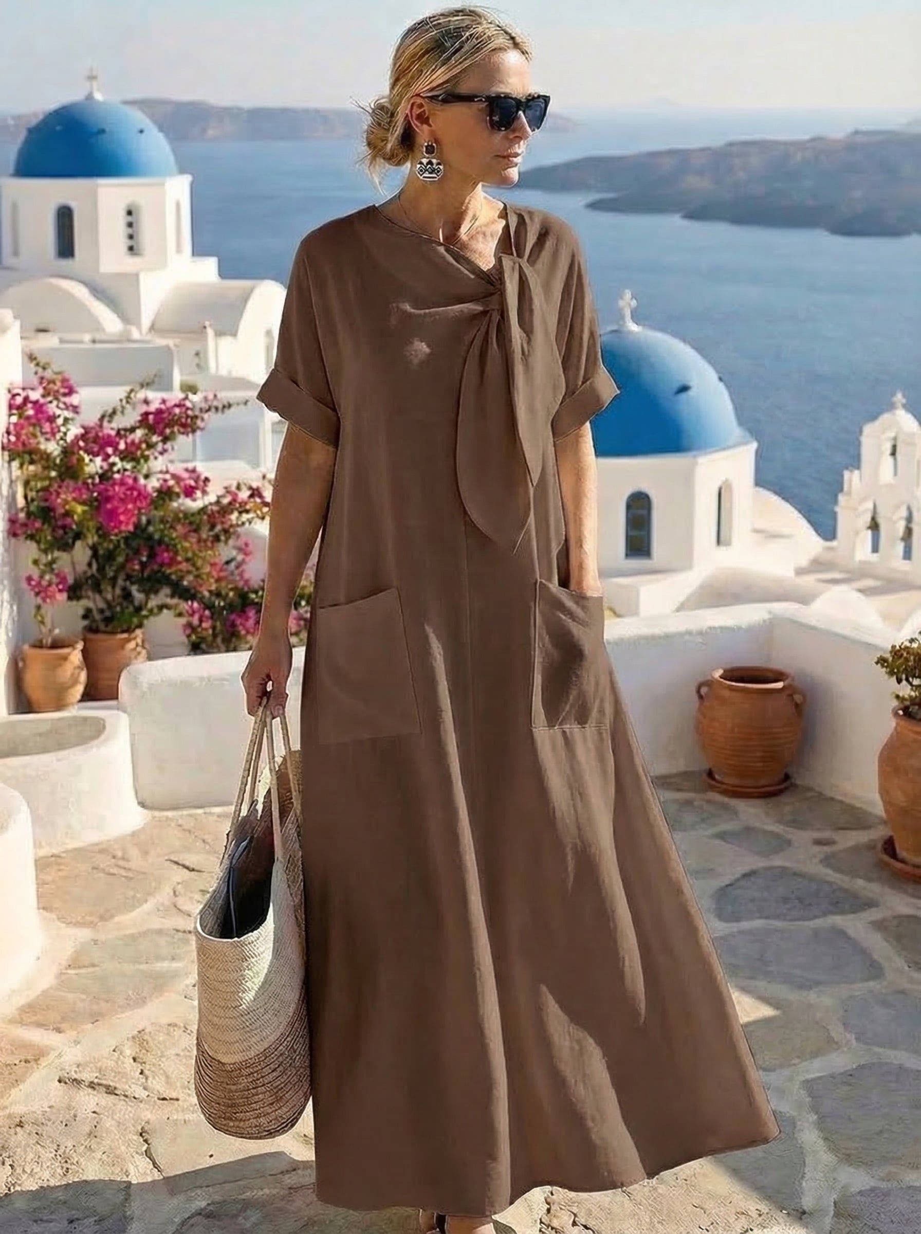 Fleur™ Vestido Elegante con Bolsillo