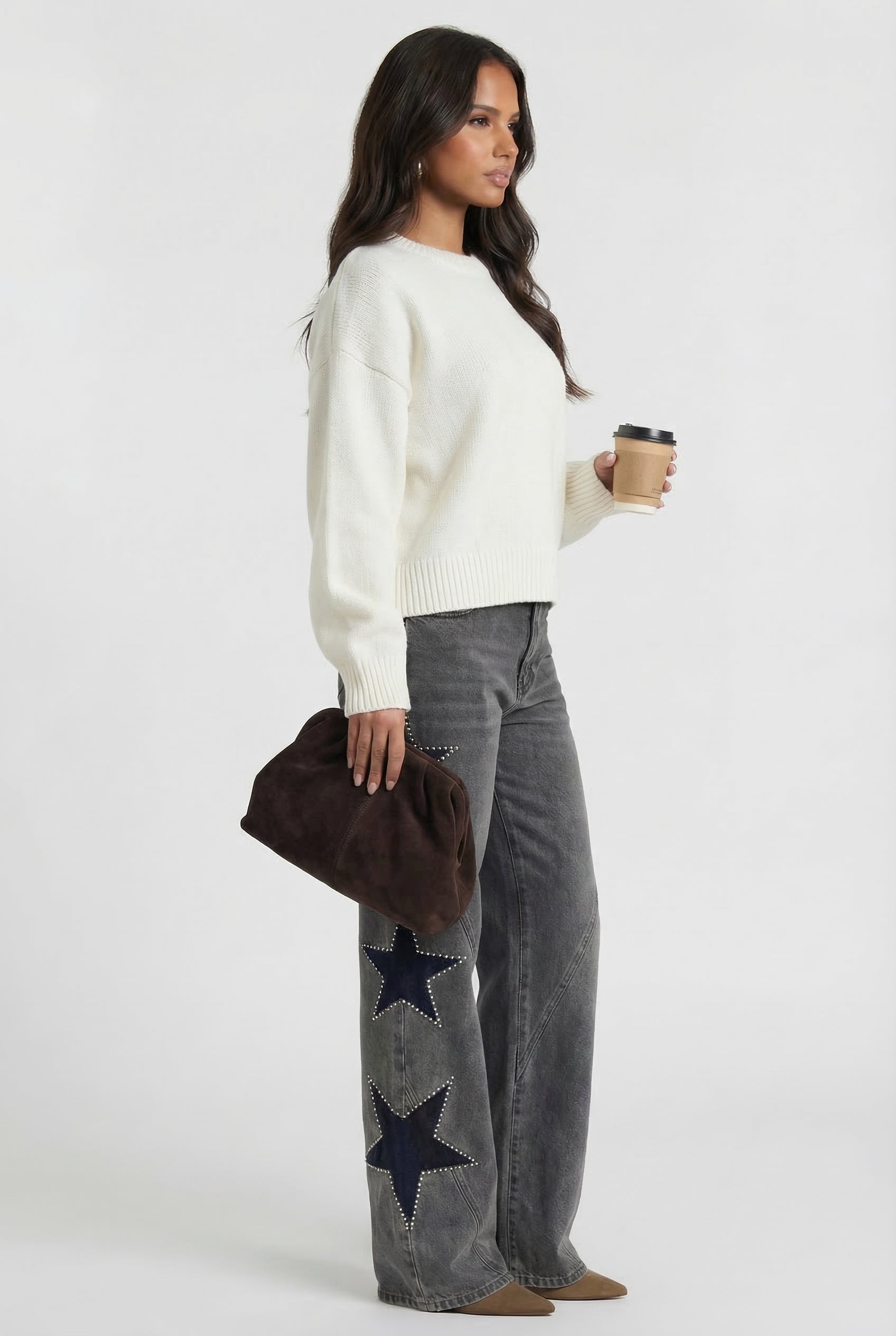 Star Denim Jeans Grey