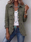 Flora | Chaqueta Utilitaria Bordada de Flores Boho