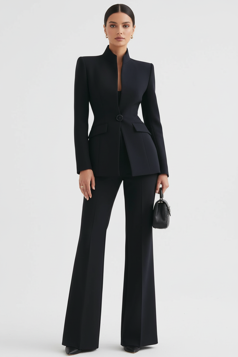 LIA | Conjunto blazer y pantalón palazzo