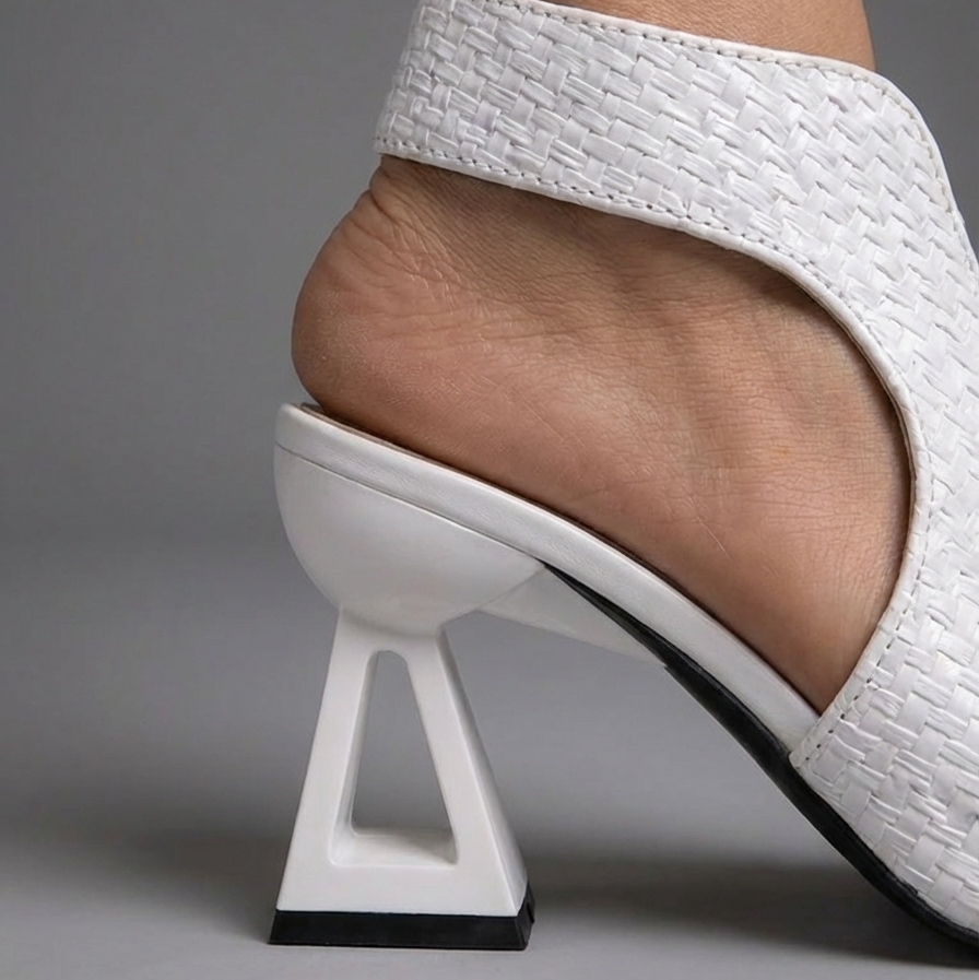 Tacones Aura de tejido esculpido | Elegancia se une al confort máximo